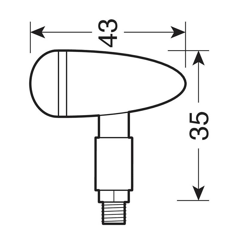 Intermitentes Drop cromados homologados Lampa